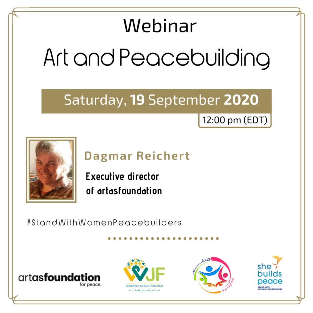 Live Webinar : Art and Peacebuilding.